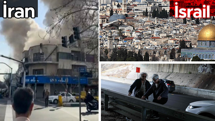 ABD ve İsrailin İrana saldırısı sonrası ilk görüntüler