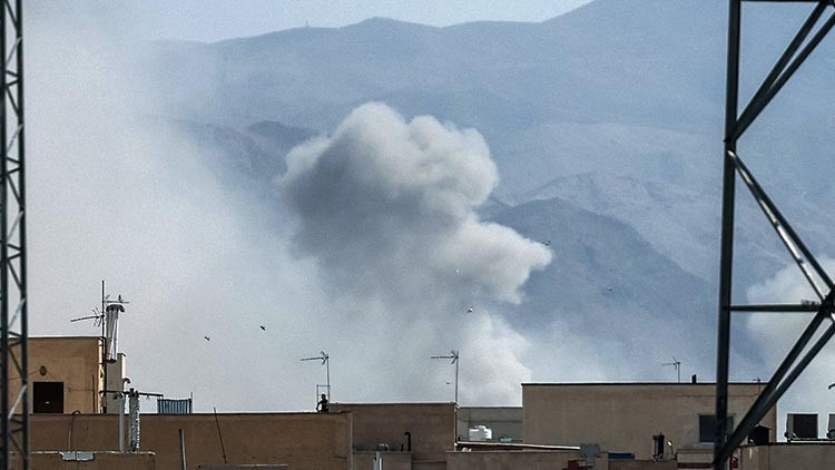 ABD ve İsrailin İrana saldırısı sonrası ilk görüntüler