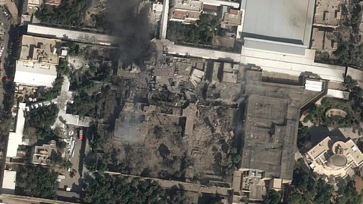 ABD ve İsrailin İrana saldırısı sonrası ilk görüntüler