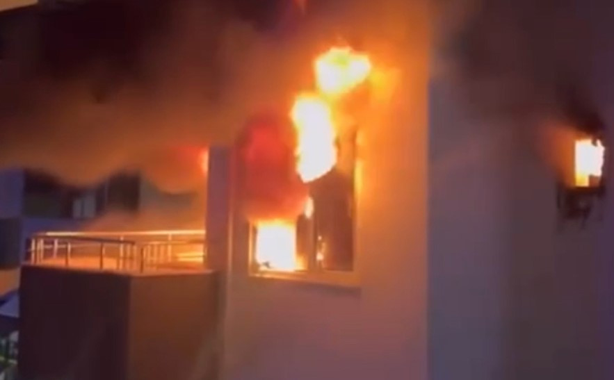 Alanya’da 5 katlı apartmanda yangın