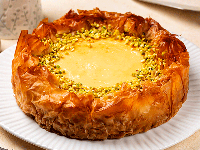 Baklava tutkunlarına özel cheesecake