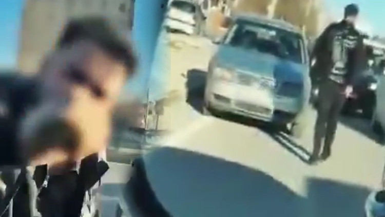 Magandanın cezası belli oldu! Trafikte araç yumruklamıştı