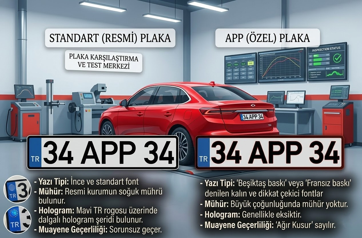 APP PLAKA İLE NORMAL PLAKA ARASINDAKİ FARKLAR