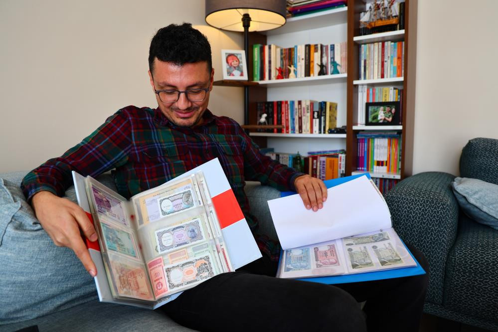  Binden fazla banknotu topladı Hiç dolaşıma girmemiş, cüzdana girmemiş paralar bunlar