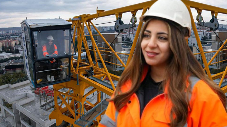 Annesi tavsiye etti: Mera ekmeğini vinçten kazanıyor