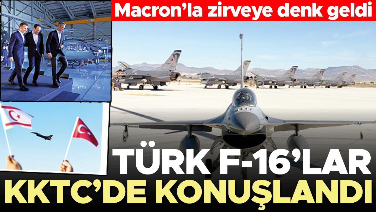 Türk F-16’lar KKTC’de konuşlandı