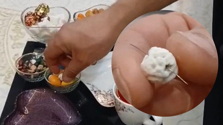 Leblebinin içinden metal parçası çıktı