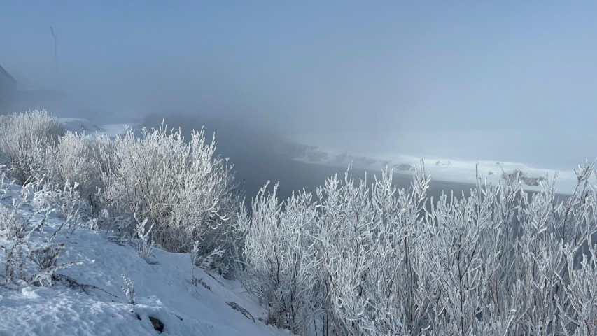  Bu şehirde hava sıcaklığı eksi 25 dereceyi gösterdi