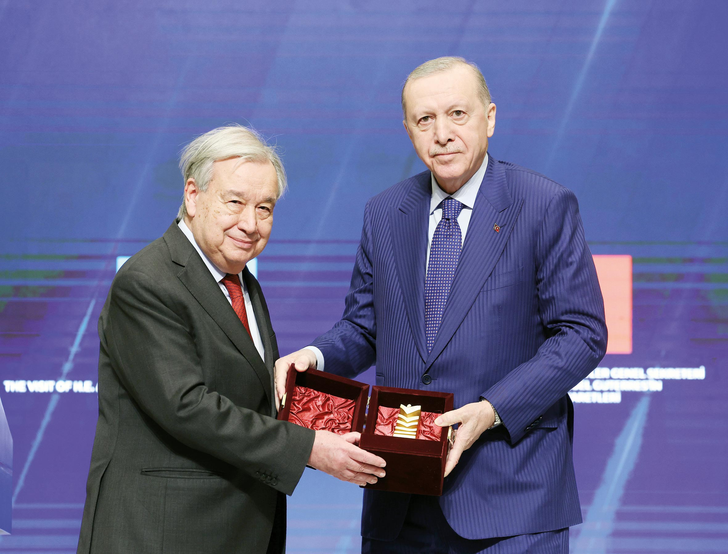 BM Genel Sekreteri Guterres’e Atatürk ödülü