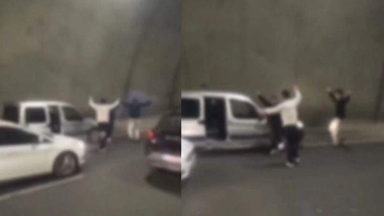 Tünelde aracını durdurup dans ederek sürücüye rekor ceza