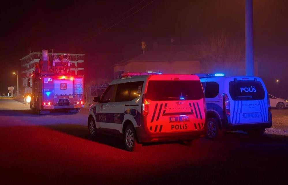 Aksaray’da korkutan baca yangını