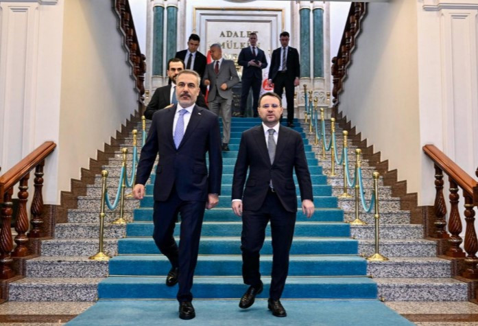 Dışişleri Bakanı Fidan'dan Adalet Bakanı Gürlek'e ziyaret