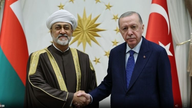 Cumhurbaşkanı Erdoğan, Umman Sultanı Heysem Bin Tarık ile görüştü