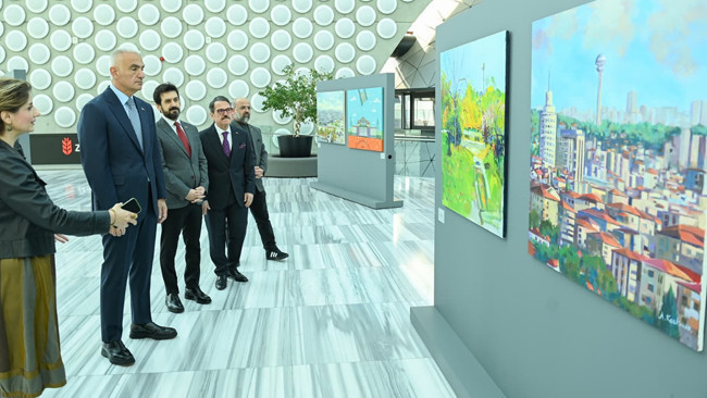 Cumhuriyetin başkenti Ankara’nın hafızası tuvale taşındı