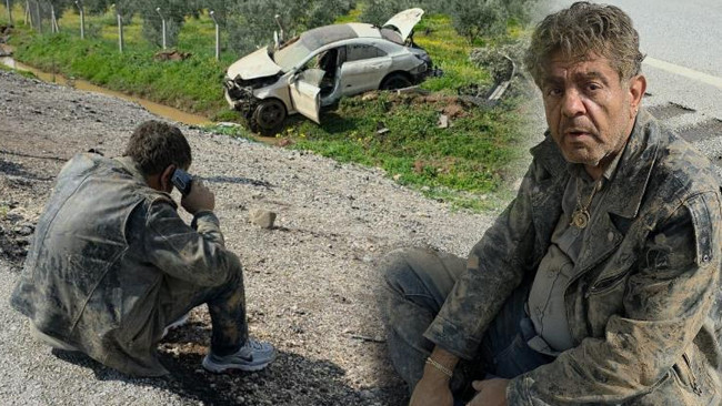 Hurdaya dönen araçtan burnu kanamadan çıktı: Verilmiş sadakam varmış