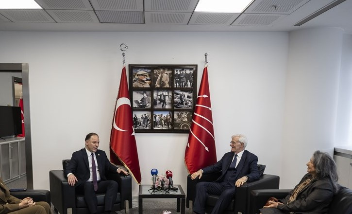 CHP Genel Merkezi'nde siyasi partiler arası bayramlaşma