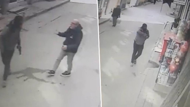 Fatih’te alışveriş yaptığı bakkalı oyuncak silahla bastı: O anlar kamerada