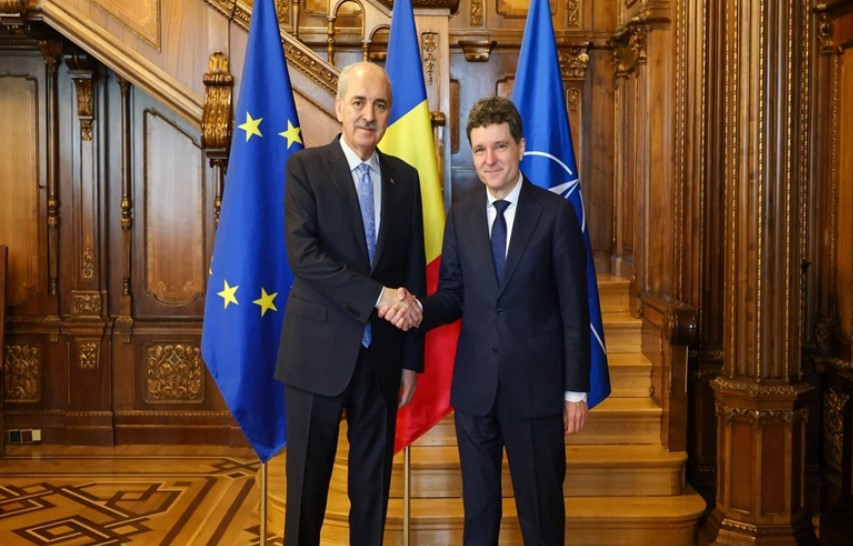 TBMM Başkanı Kurtulmuş, Romanya Cumhurbaşkanı Dan tarafından kabul edildi