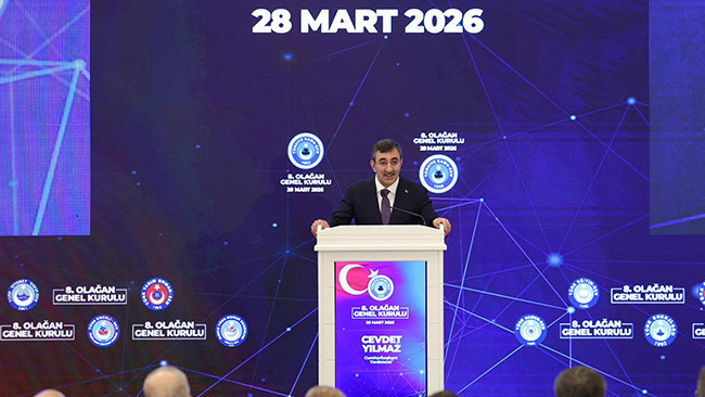 Cumhurbaşkanı Yardımcısı Yılmaz: Ateş çemberinin içinde Türkiye bir istikrar merkezi