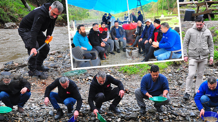 Türkiye'nin dört bir yanından gelip altın arıyorlar | 'Devletin izin verdiği alanlardan topluyoruz'