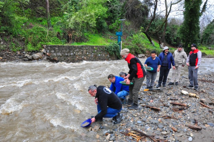 Türkiyenin dört bir yanından gelip altın arıyorlar | Devletin izin verdiği alanlardan topluyoruz