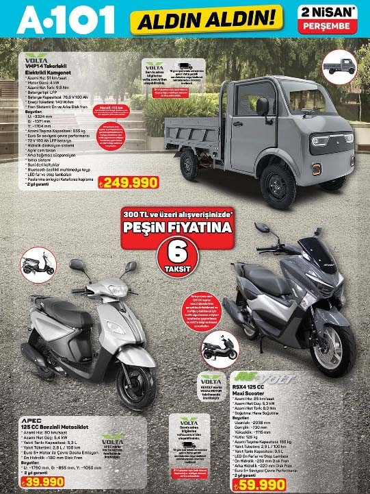 SATIŞTA A101 AKTÜEL AFİŞİ 2 NİSAN 2026 - EN SON TAM LİSTE || A101 Aldın Aldın indirim kataloğu bu hafta neler sunuyor A101 broşürü ile forklift, boy aynası, bulaşık makinesi, kamp sandalyesi, şarjlı dik süpürge raflarda