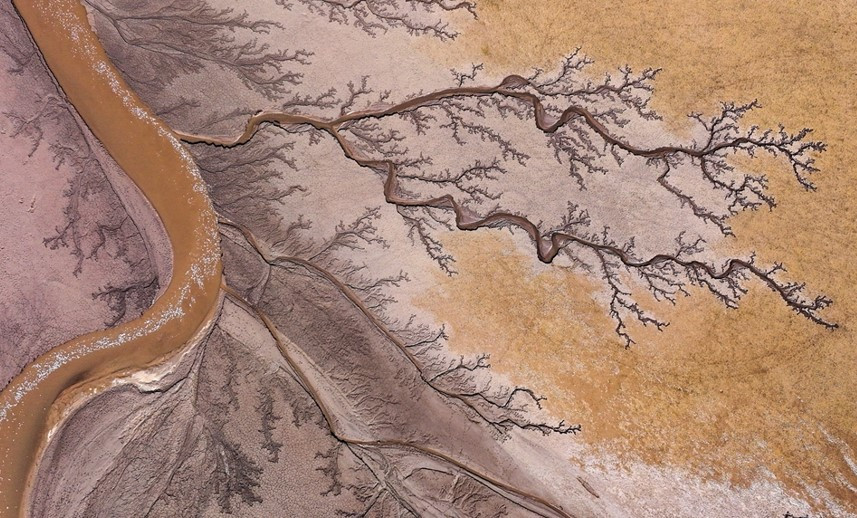 Ressam çalışması değil Görenler manzaraya hayran kaldı