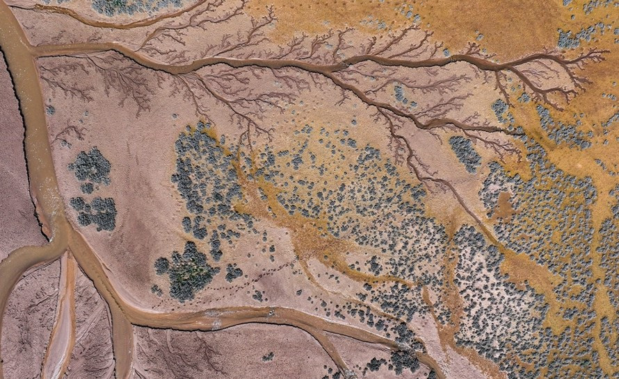 Ressam çalışması değil Görenler manzaraya hayran kaldı