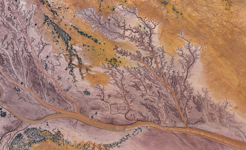 Ressam çalışması değil Görenler manzaraya hayran kaldı