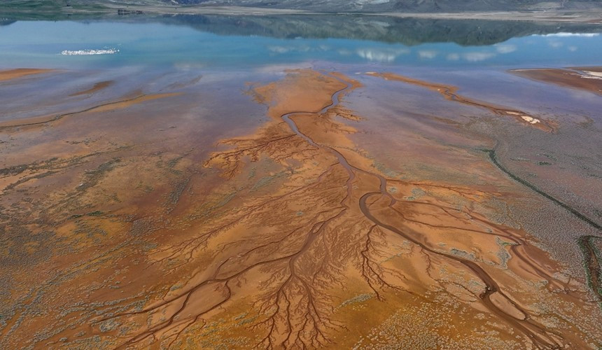 Ressam çalışması değil Görenler manzaraya hayran kaldı