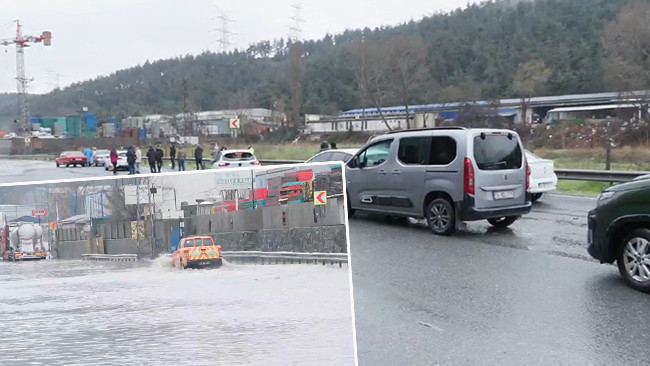 İstanbul'da yağışın etkisiyle toprak kaymaları yaşandı