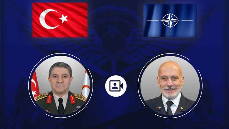 Genelkurmay Başkanı Orgeneral Bayraktaroğlu, NATO Askeri Komite Başkanı Dragone ile görüştü