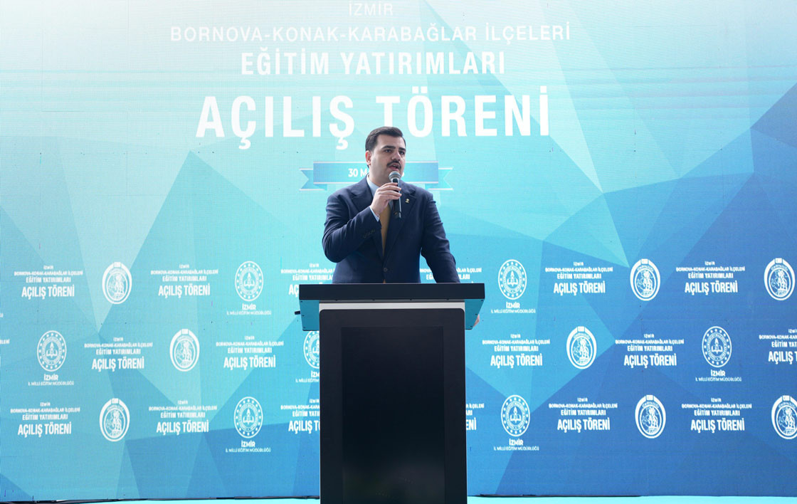 AK Parti Genel Sekreteri Eyyüp Kadir İnan, İzmir Eğitim Yatırımları Açılış Töreni'nde konuştu