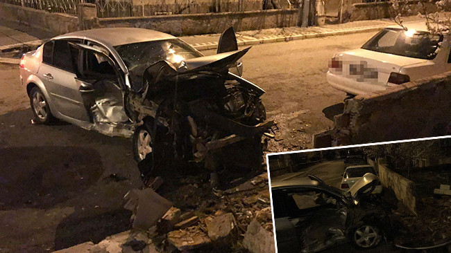 Kayseri'de iki otomobil çarpıştı: 5 yaralı