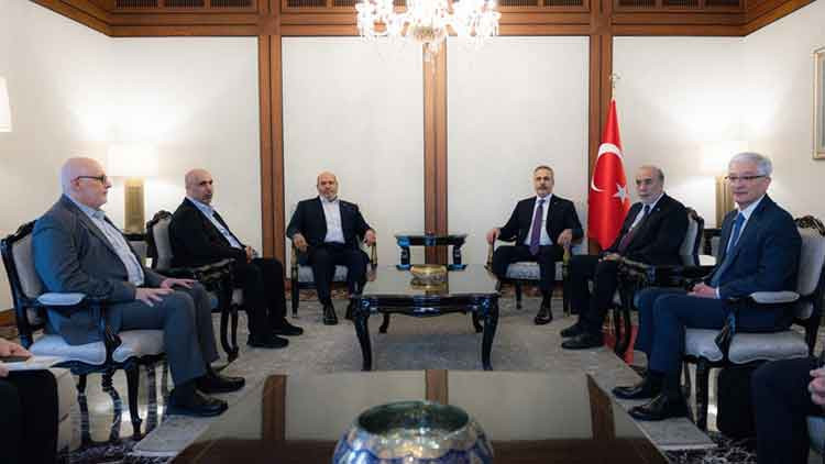 Bakan Fidan, Hamas heyeti ile görüştü