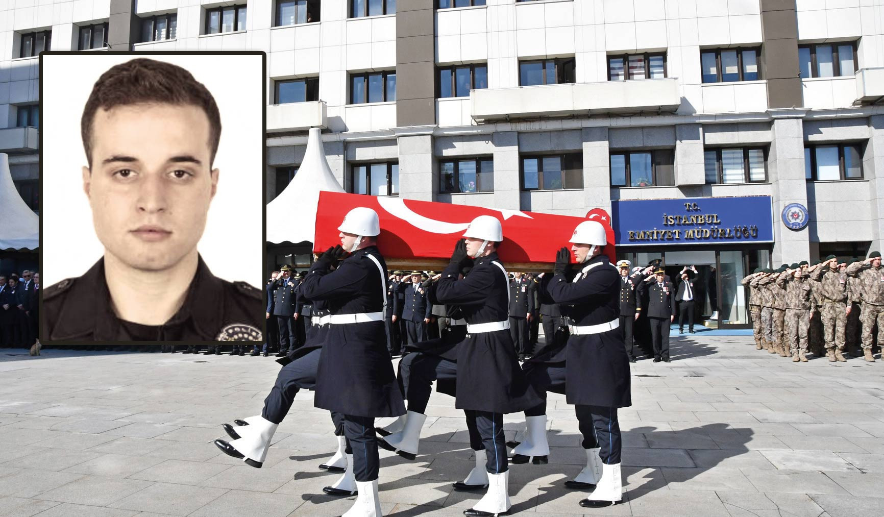 Şehit polise son veda