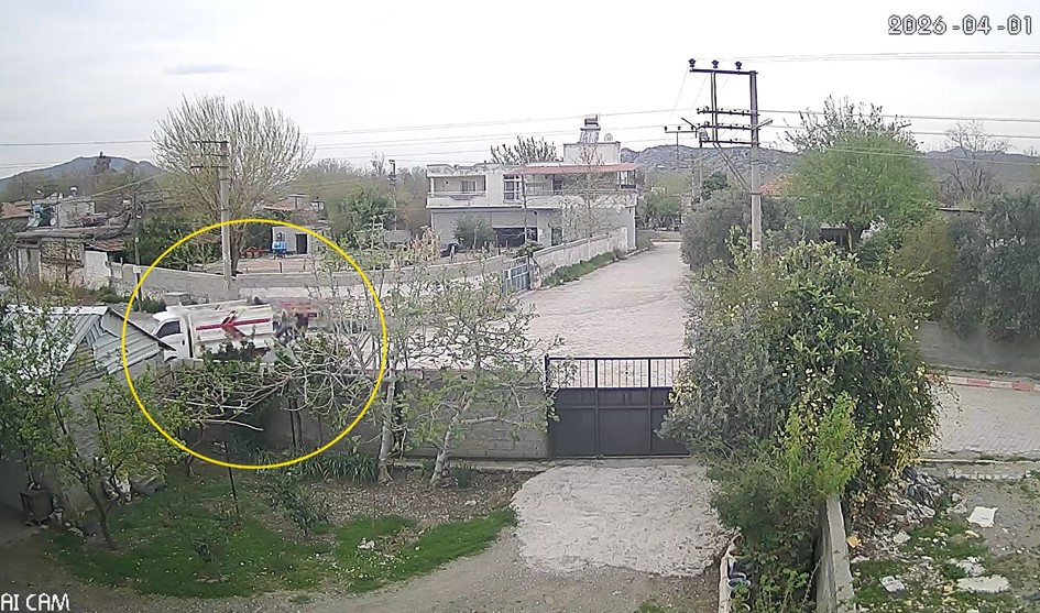 Osmaniye’de motosiklet sürücüsünün hayatını kaybettiği kaza kamerada