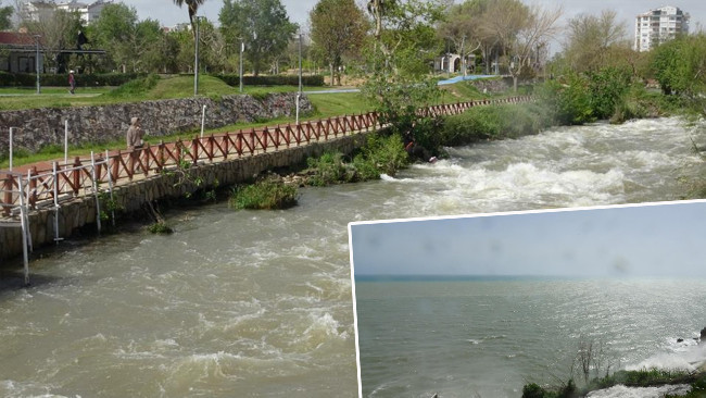 Dünyaca ünlü şelale denizin rengini değiştirdi! Etkisi 500 metreyi buldu | 'Alışık olduğumuzun dışında'