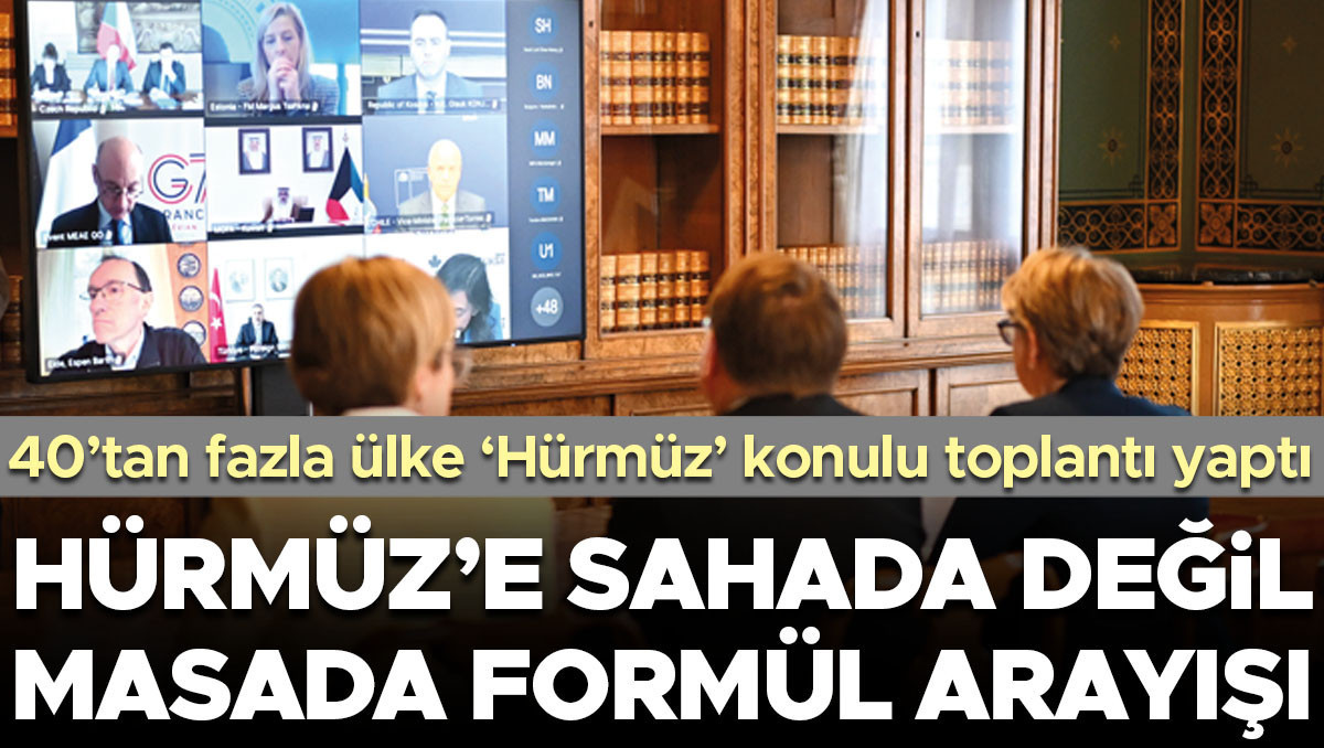 Hürmüz’e sahada değil masada formül arayışı