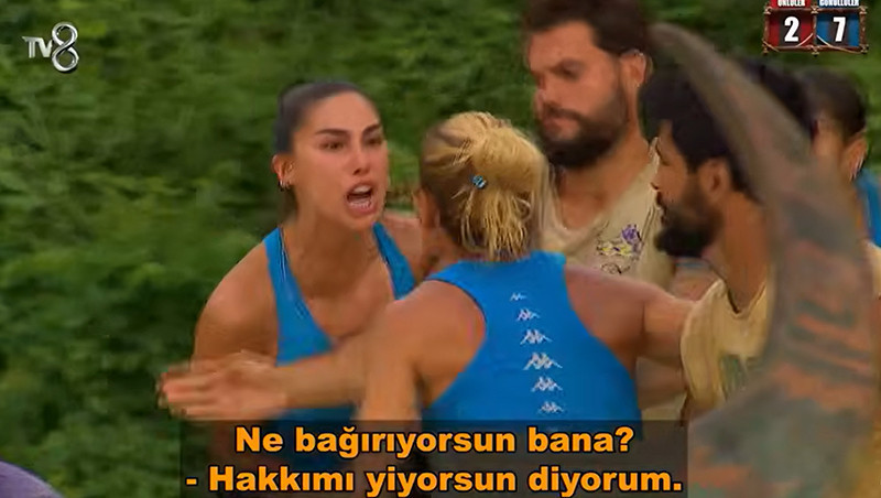 NAİGAN VE GÖZDE ARASINDA KAVGA