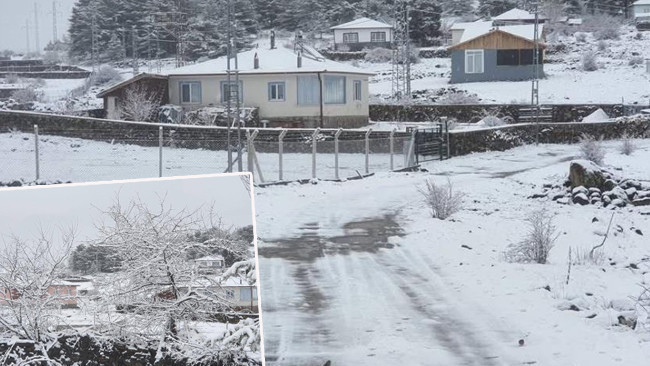 Güne kar yağışı ile uyandılar: Birçok il beyaz örtüyle kaplandı! 'Kış 'gitmiyorum' diye geri geldi'