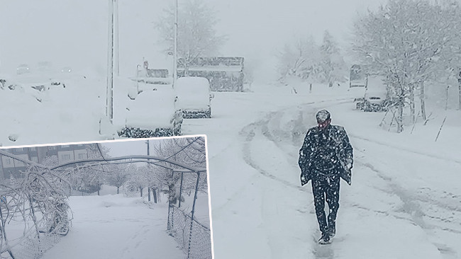 Kar yağışı başladı: Lapa lapa kar yağıyor! 'Kış maalesef bizi terk etmiyor'