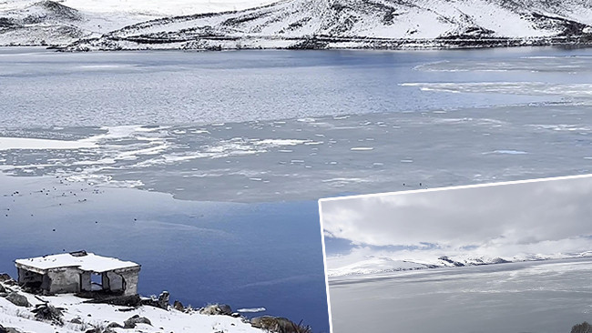 Denizden 1959 metre yükseklikte: Doğu Anadolu Bölgesi'nin en büyük ikincisi! Çözülmeye başladı
