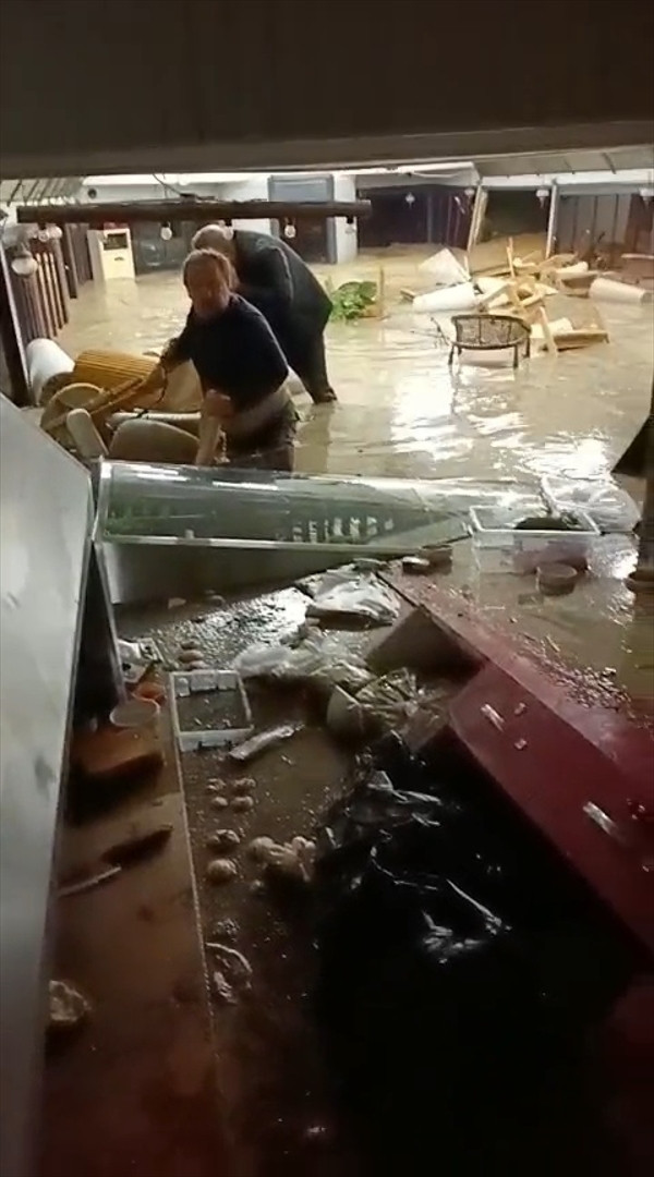 Osmaniyedeki sel felaketi Son anları ortaya çıktı