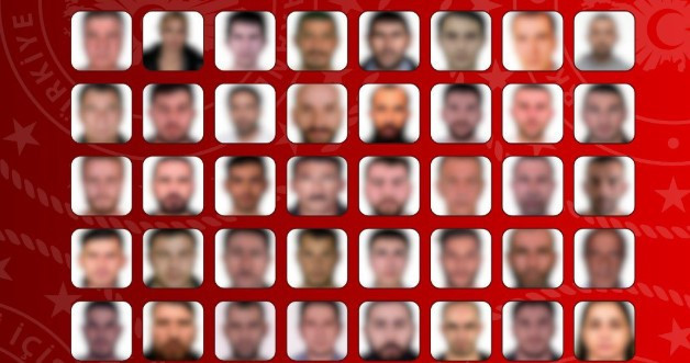 Kırmızı bültenle aranan 16 şüpheli yakalandı