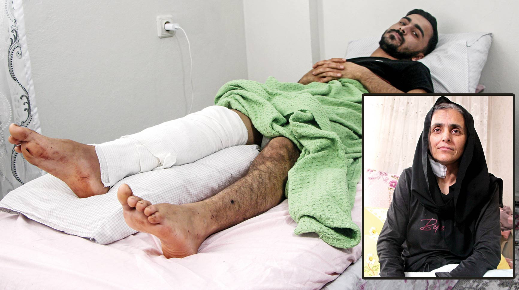 Oğluyla birlikte evde saldırıya uğrayan anne: Can güvenliğimiz tehdit altında