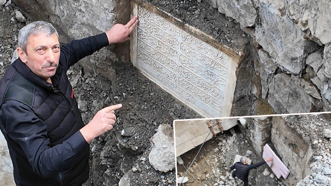 Yol çalışmasıyla görüldü: Babalarının vasiyetini yerine getirmişler! '1888 tarihinde yapıldığını tespit ettik'