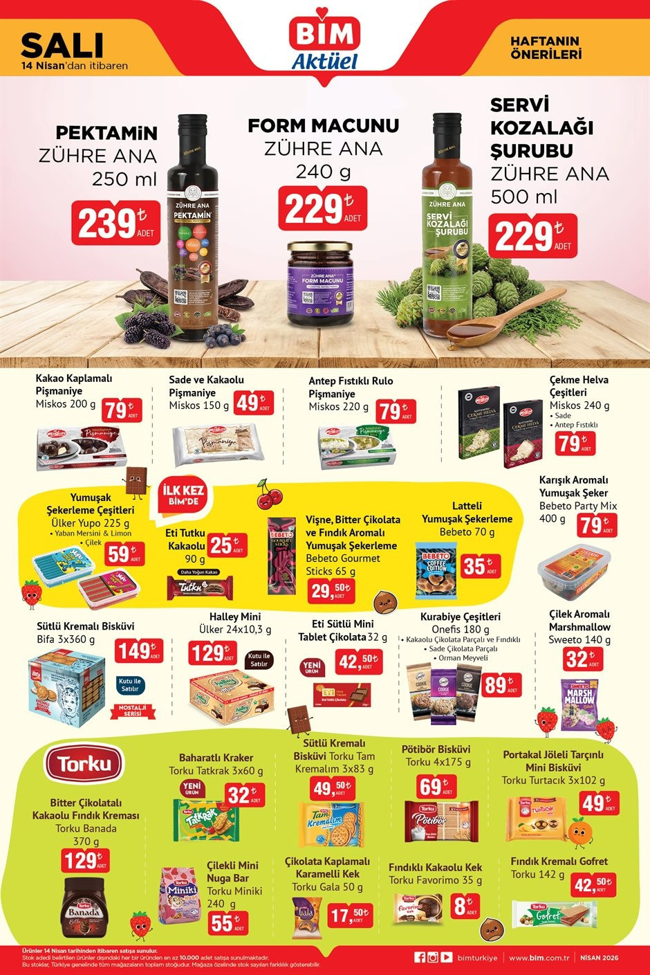 BİM 14 NİSAN AKTÜEL KATALOĞU