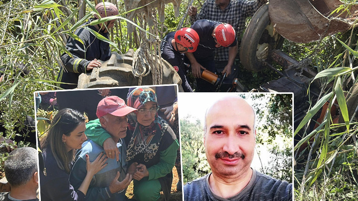 Antalya'da emekli polisin feci ölümü! Devrilen traktörünün altında kaldı... Yakınları sinir krizi geçirdi