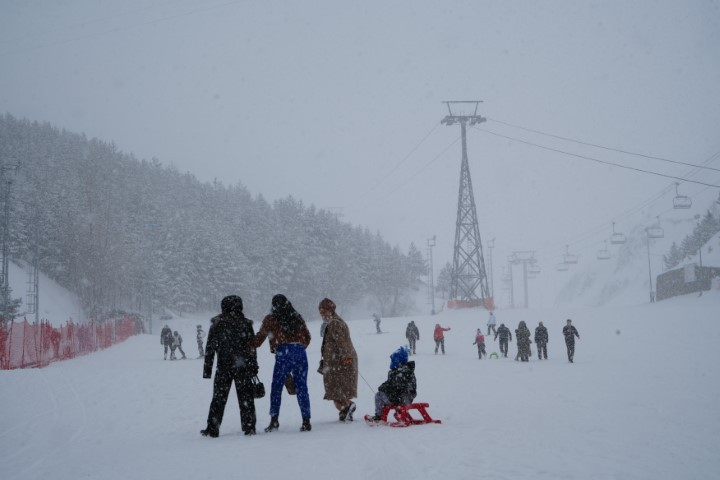  Kayak merkezinde sezon 30 Nisana kadar uzadı